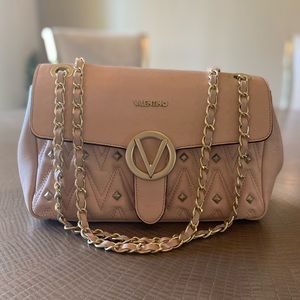 Mario Valentino Leather Shoulder Bag